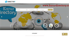 Desktop Screenshot of karurdirectory.com